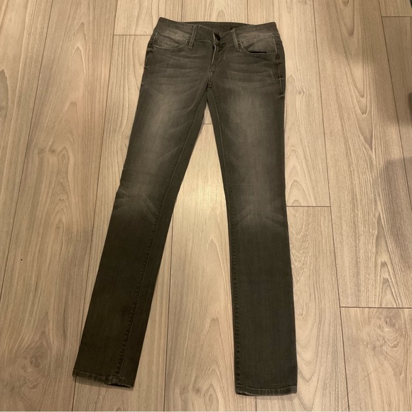 Black Orchid Washed Gray Skinny Jeans Size 25 - Picture 2 of 5